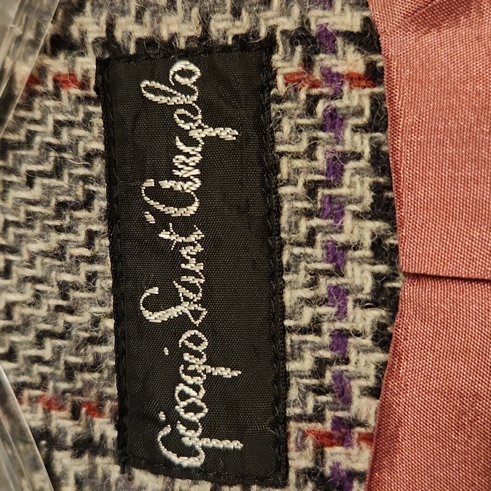 Giorgio Sant Angelo wool houndstooth blazer - Picture 4 of 6